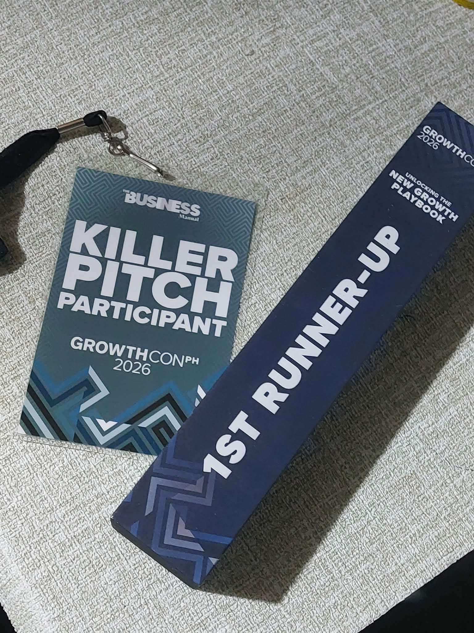 GrowthCon 2026 Killer Pitch Competition 1st Runner-Up
